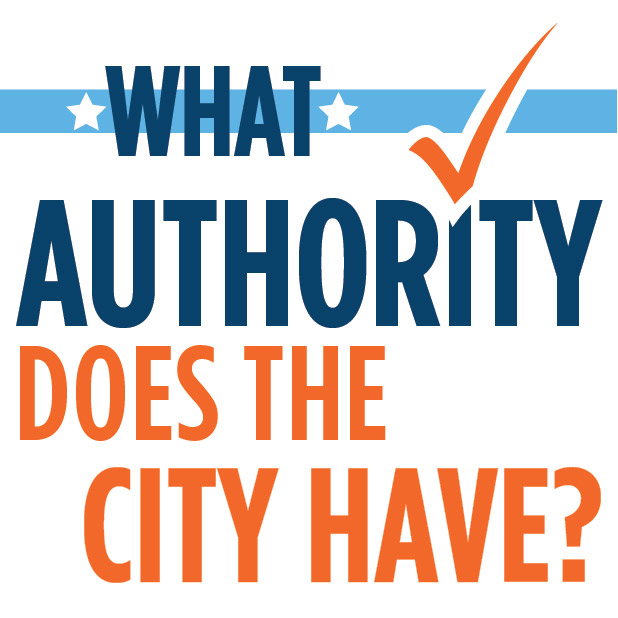 What authority does the City have?